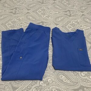 Men’s Figs Blue Scrub Set - M/S